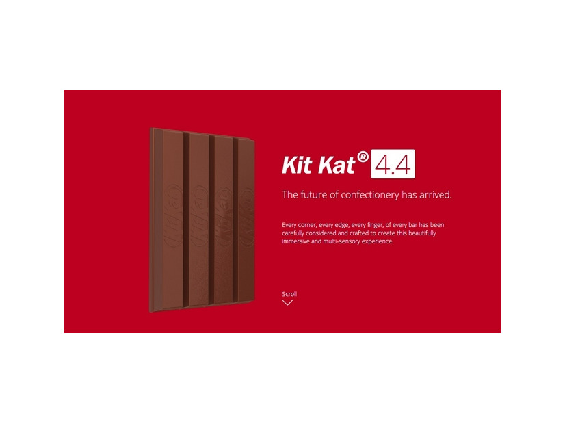KitKatの紹介ページ