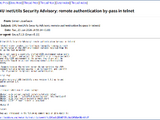 GNU InetUtils telnetd における認証回避して管理者権限での操作が可能となる環境変数の検証不備（Scan Tech Report） 画像