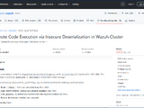 Wazuh における遠隔からの任意のコード実行が可能となるシリアライズデータの検証不備（Scan Tech Report） 画像