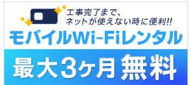 ドコモ光　GMOとくとくBB　モバイルWi-Fiレンタル