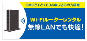 GMOとくとくBB Wi-Fi ドコモ光