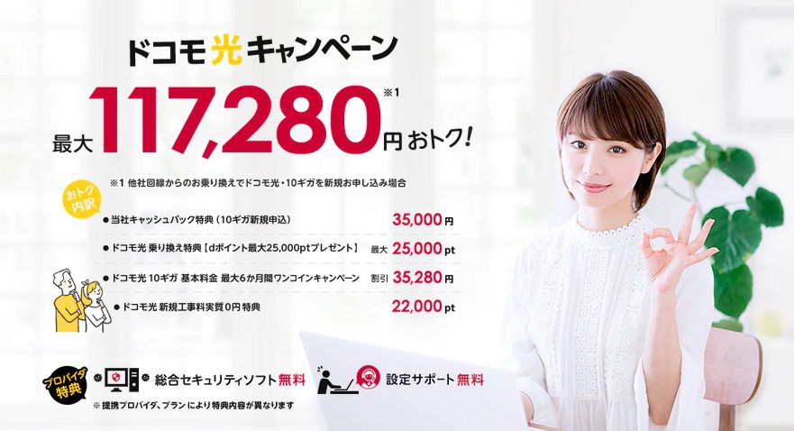 NNコミュニケーションズ ドコモ光